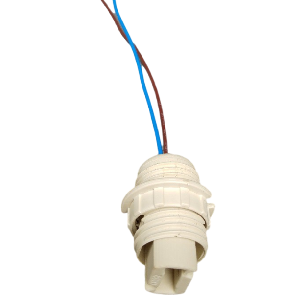 G9 complete set lamp bases, G9 lamp socket with plastic shell, ceramic G9 lamp holder with m10 plastic bracket lighting: Blue