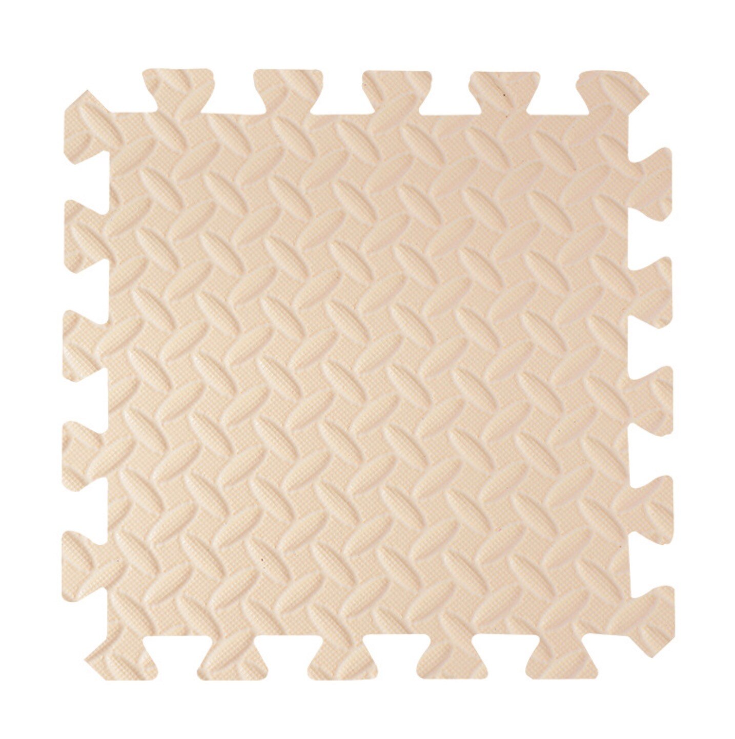 Alfombrilla de goma EVA de 30x30cm para suelo, alfombrilla de espuma suave antideslizante para gimnasio, para hacer ejercicio y Yoga, 12 piezas: 12ps-M-White