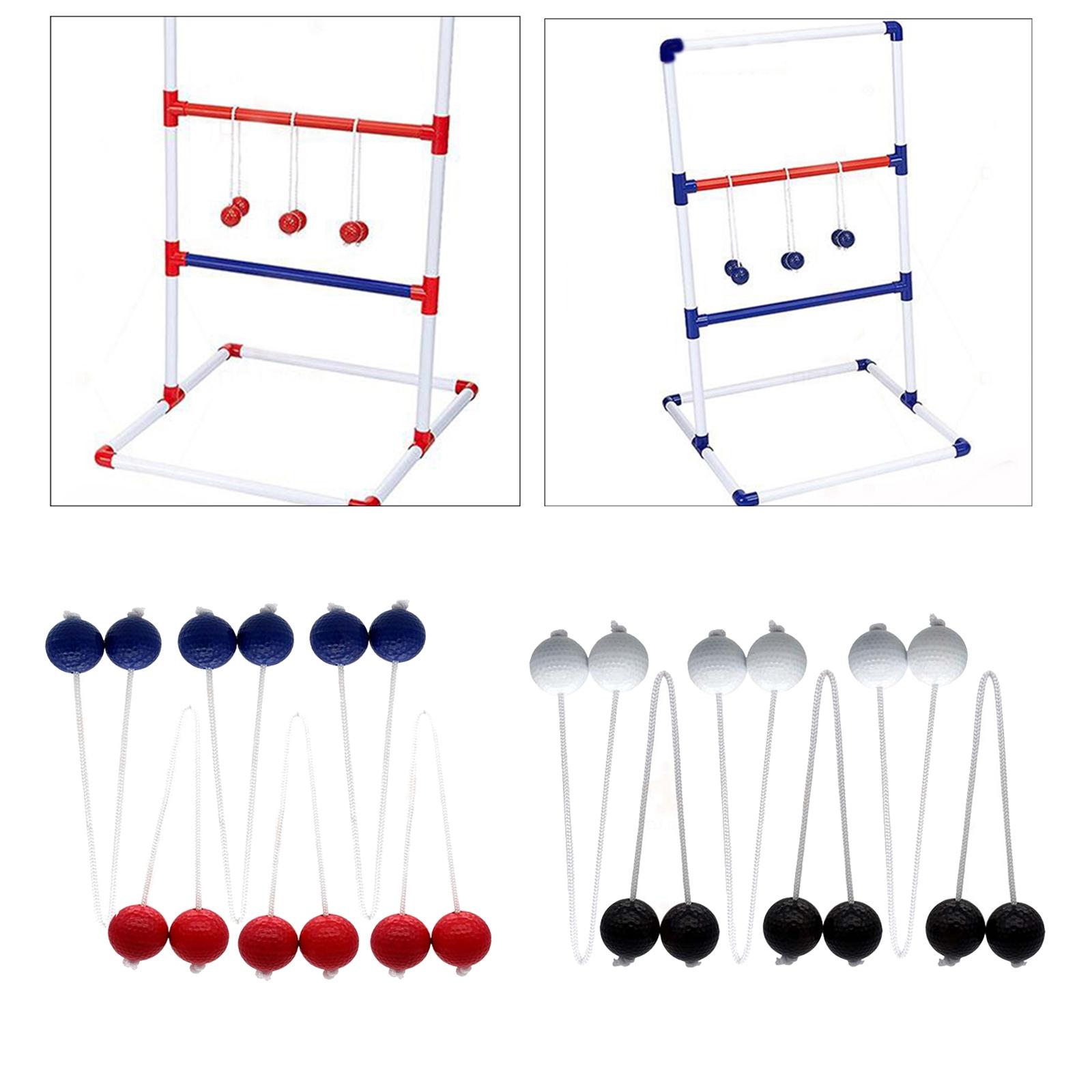 6pcs Golf Ball Ladder Toss Ball Replacement Golf Ball Bolas Hard Golf Training Balls Outdoor Game Ball Set