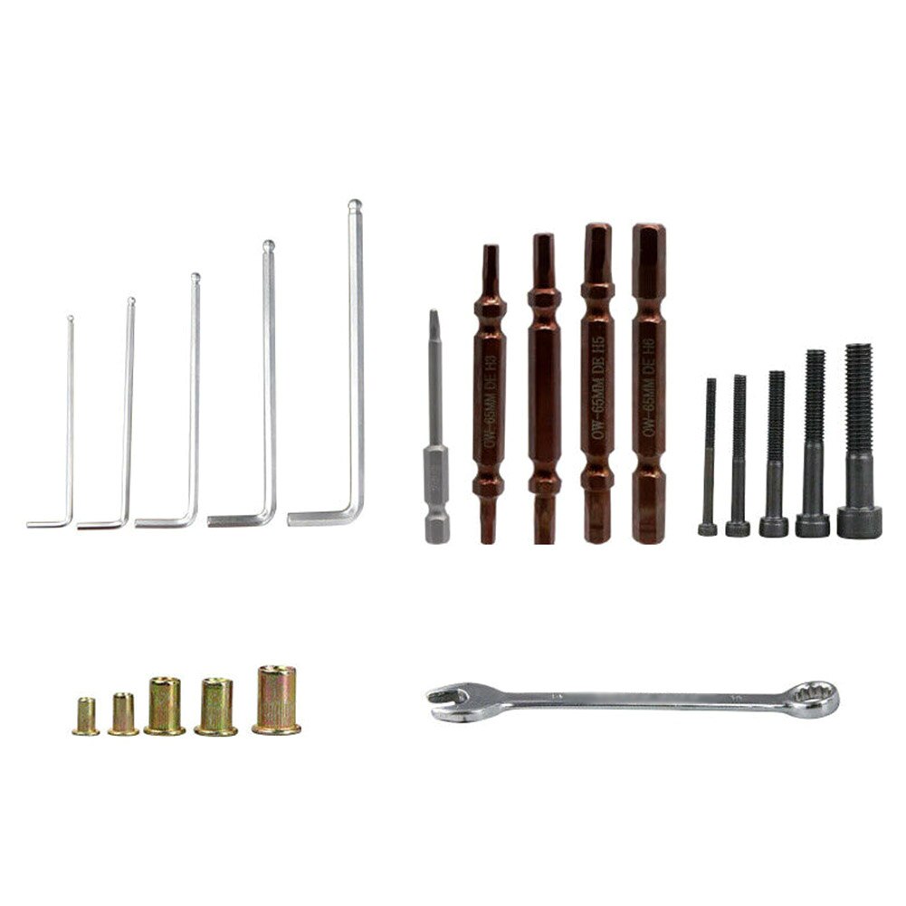 109pcs/set Portable Home Electric Rivet Pistola DIY Pneumatic With Spanner Easy Storage Manual Nuts Tool Kit Practical Handheld