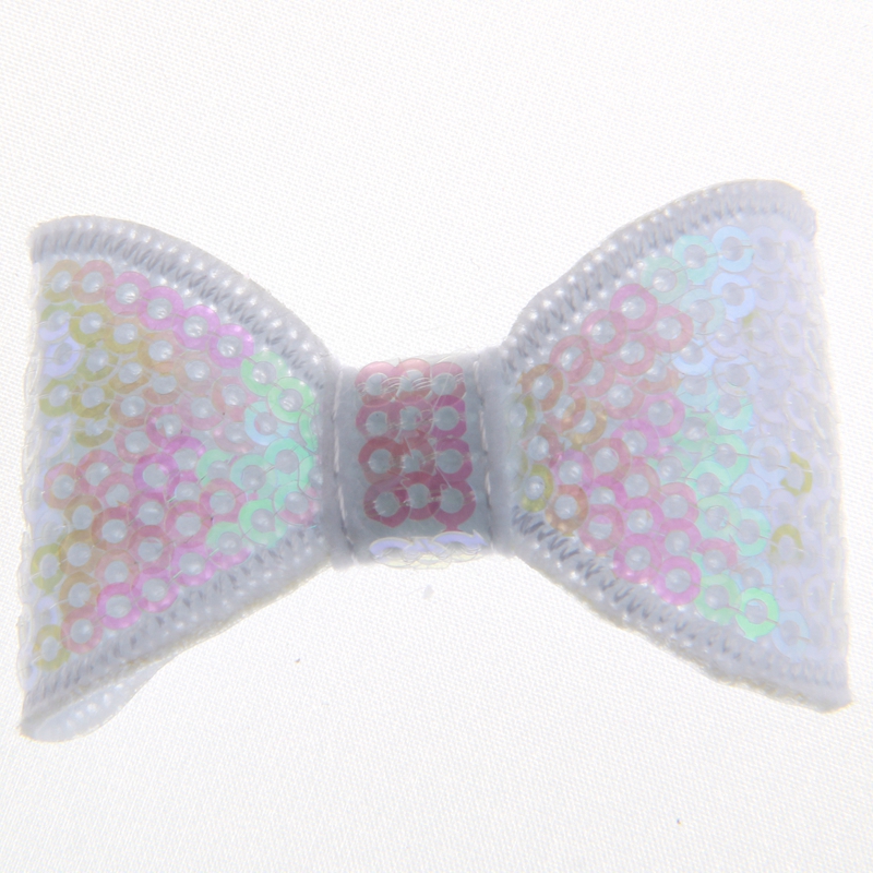 Lazos para el cabello de 2 "y 5CM, lazos de lentejuelas brillantes para niñas, accesorios para el cabello, lazos para el cabello para diademas, cabeza de tela sin pinzas para el cabello: S / Azul cielo