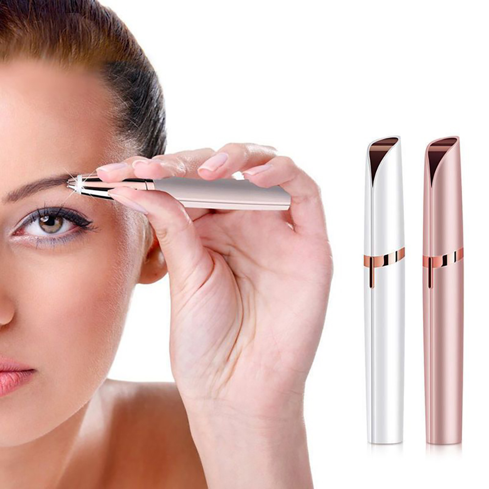 Elektrische Wenkbrauw Trimmer Vrouwen Scheerapparaat Mini Draagbare Haar Remover Wenkbrauw Shaper Scheerapparaat Lichaam Gezicht Scheren Machine Beauty Tool