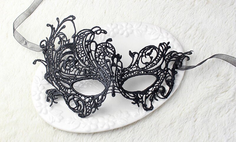 Oogmasker Sexy Kant Venetiaans Gemaskerd Bal Halloween Party Kostuum: 08