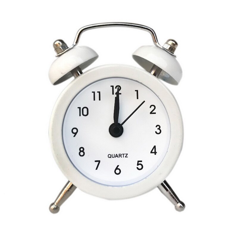 Mini despertador de de 50mm, alarma de viaje, despertador, Reloj de escritorio analógico con campana, herramientas para acampar al aire libre, pequeñas: G