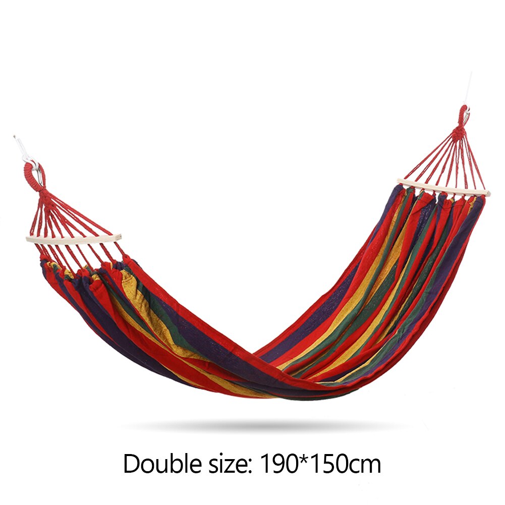 Lit-balançoire Portable ultraléger avec sac à dos, pour loisirs, terrasse intérieure, hamac, chaise de jardin, Camping: Red 190x150cm