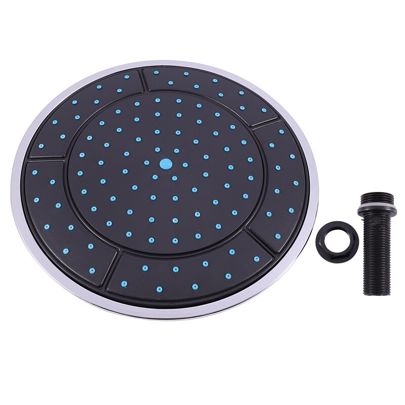 1Pcs 25Cm Plastic Ronde Vorm Neerslag Aangedreven Douche Top Douche Dak Hoofd Nozzle Cabine Accessoires: Default Title