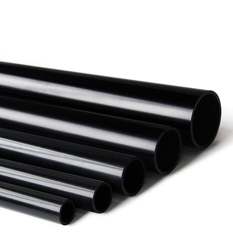 Black PVC Pipe O.D. 20mm-50mm Agriculture Garden Irrigation Tube Fish Tank Water Pipe Aquarium Supplies 50cm Length 1 Pcs