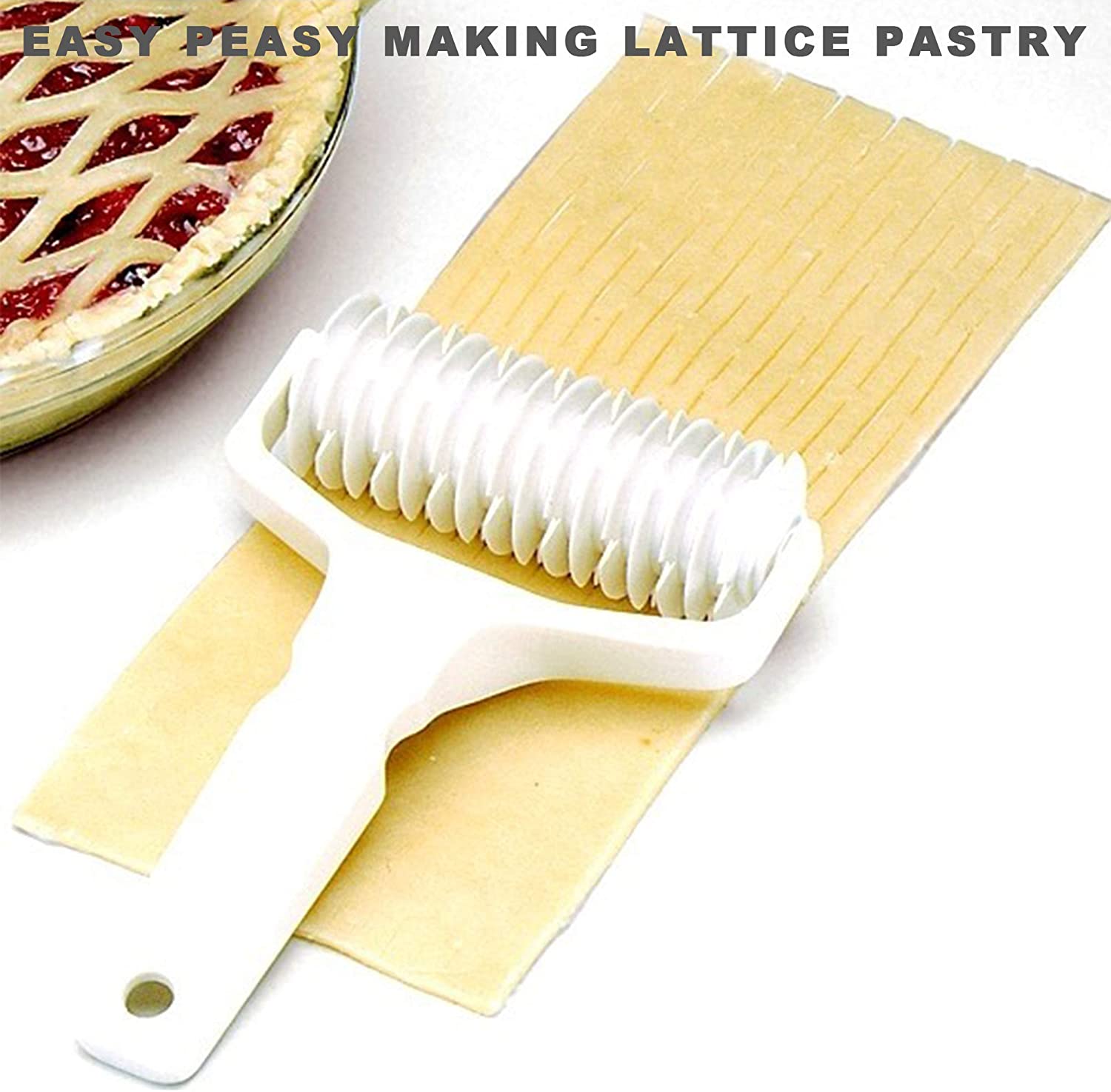 Plastic Mesh Cutter Roller Cutter Pizza Kookplaat Biscuit Cake Tool Pull Pin Roller Pizza Kookplaat Punch Pizza Gereedschap