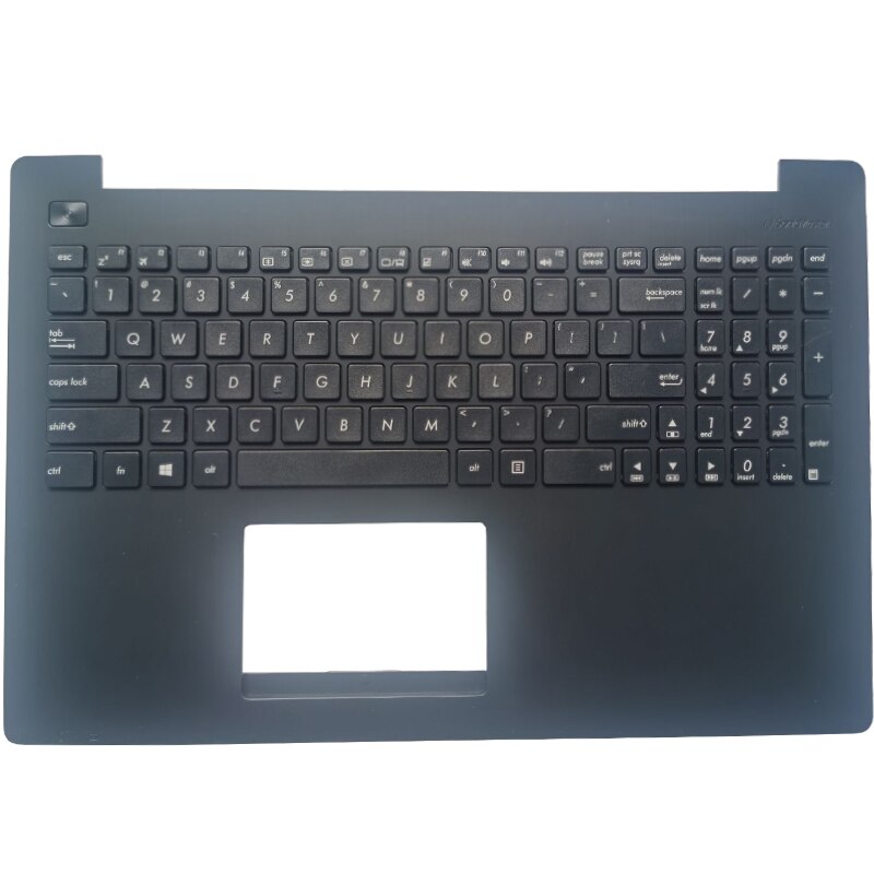 Clavier US/russe RU pour ASUS X553 X553M X553MA K553M K553MA F553M F553MA, avec coque supérieure repose-paume, neuf: US Keyboard