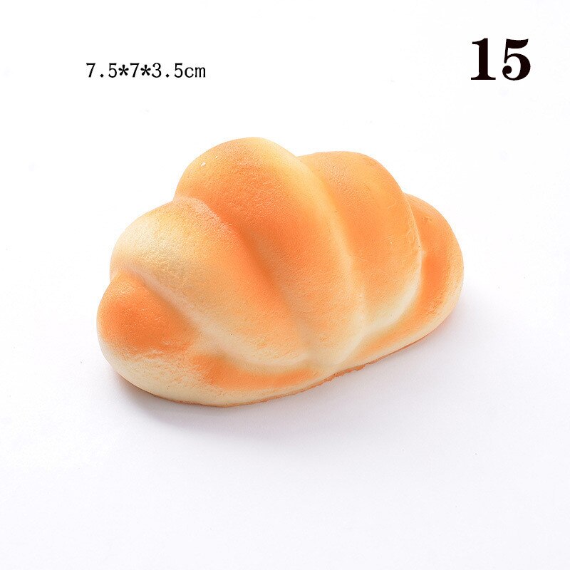 Cake Squishy colorful Hanamaki Bread Squishies Toy Squeeze Squishi Toy Squishie Slow Rising Stress Relief Toys For Childrens: 15