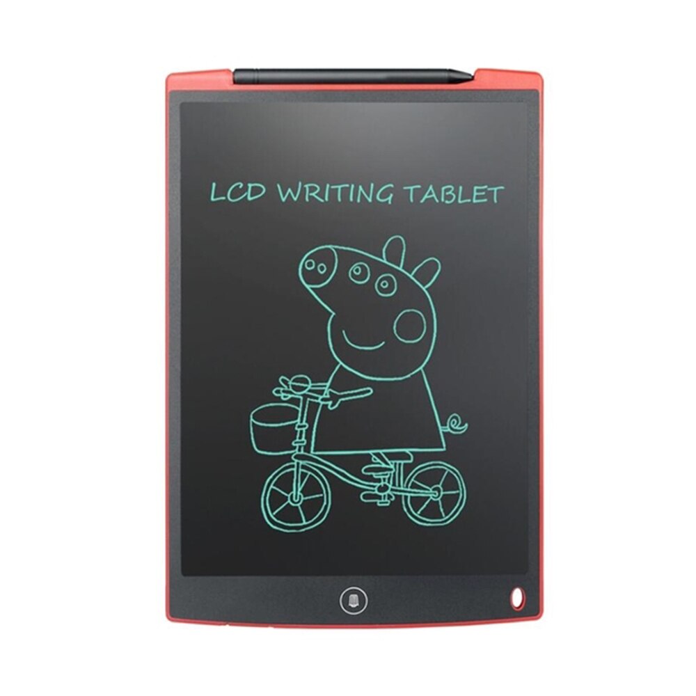 Electronic Drawing Board 8.5Inches LCD Screen Writing Tablet Digital Graphic Drawing Tablet Electronic Handwriting Pad Board+Pen: Red