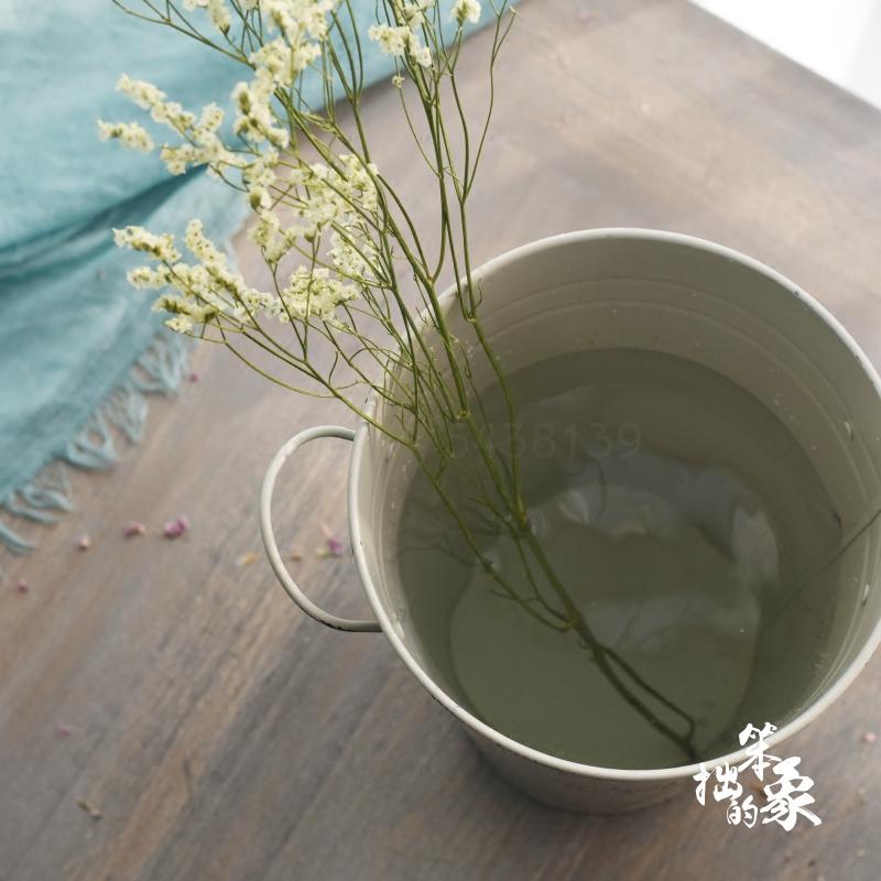 Iron bucket flower bucket retro 1892 flower flower arrangement flower flower bucket flower flower bucket flower shop decoration