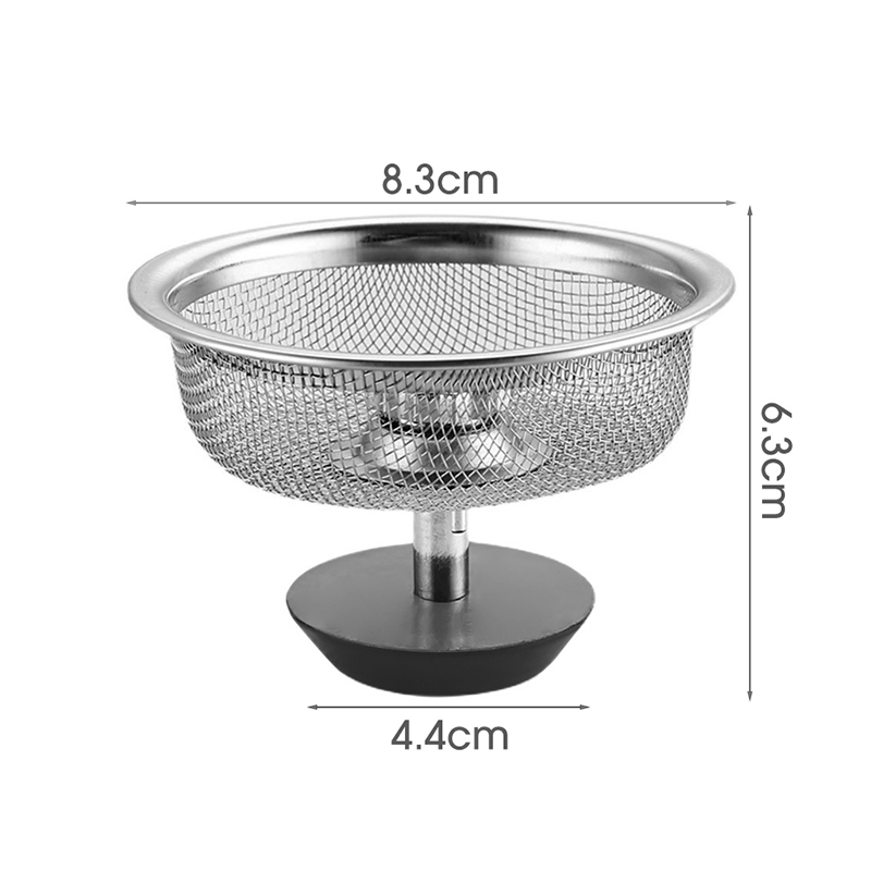 Keukengootsteen Filter Roestvrijstalen Anti-Blokkerende Gootsteen Riool Zeven Badkamer Vloer Afvoeren Netto Haar Vanger Vuilnisfilters: Groen Brons