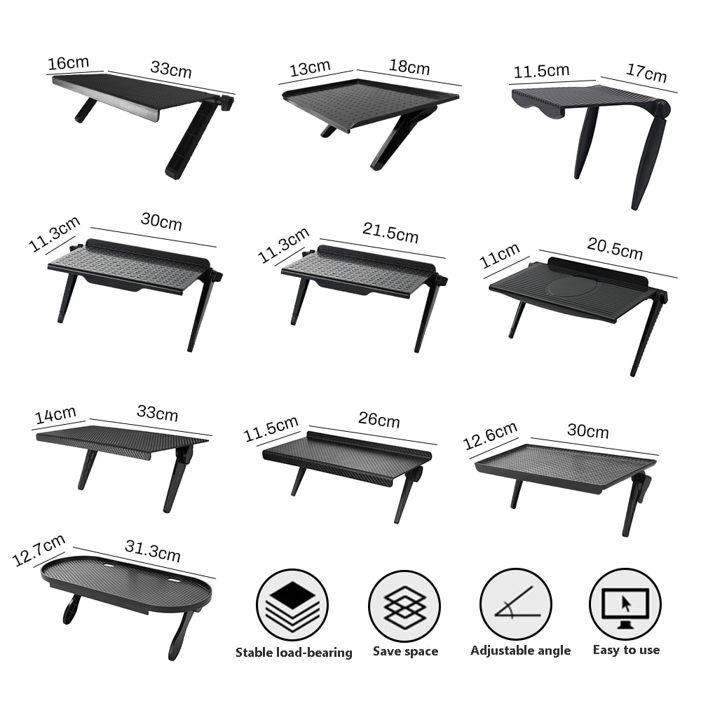 Adjustable TV Screen Top Shelf Rack Holder Computer Monitor Desktop Screen Top Shelf TV Buddy Organizer Home Office Storage Rack