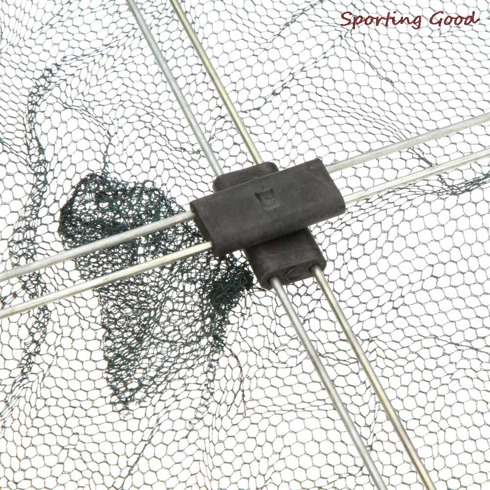 Opvouwbare Mesh Aas Trap Cast Dip Netto Krab Garnalen Smelt Paling Krab Kreeft Minnows Garnalen Crawfish Netto
