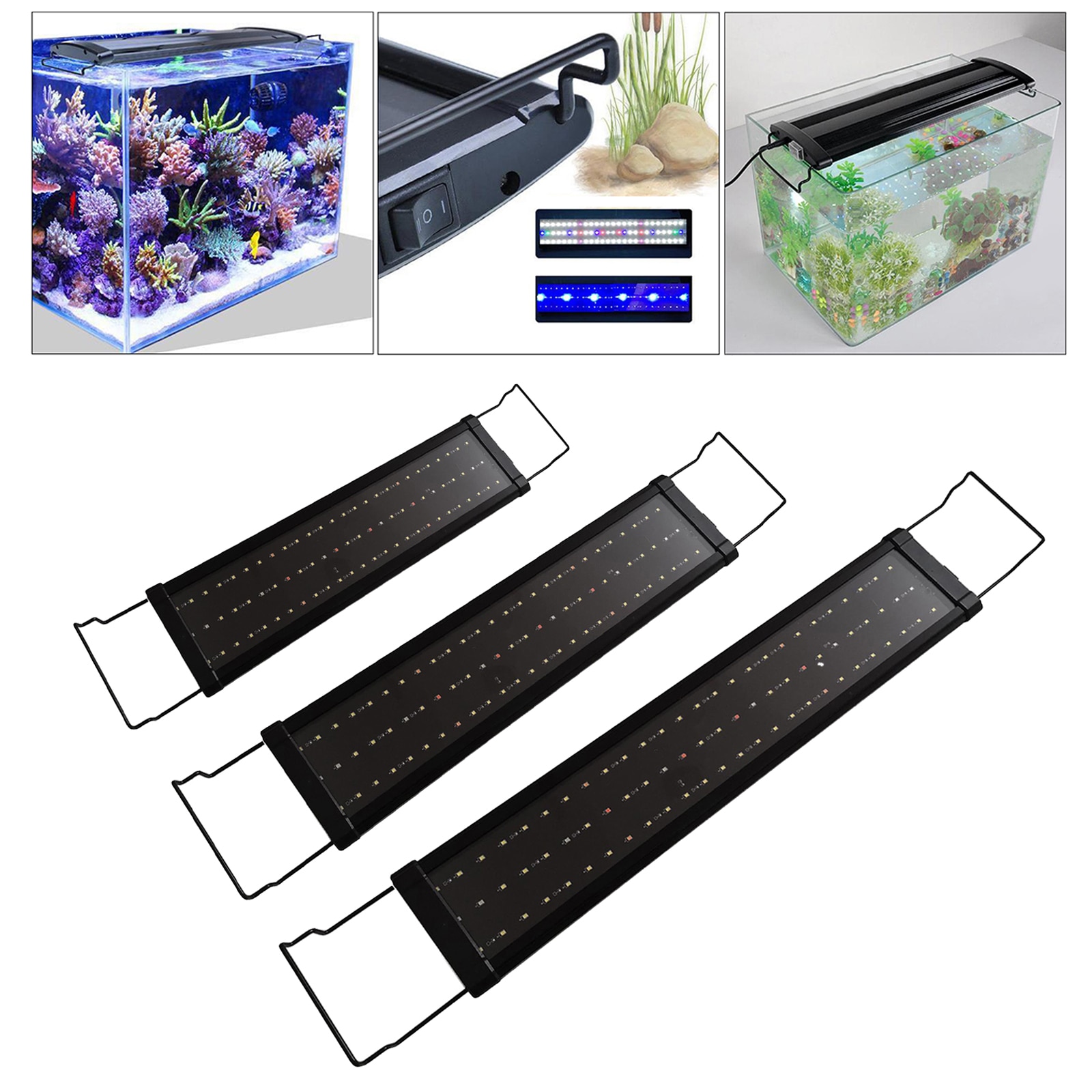 LED Aquarium Light for Planted Tanks, Full Freshwater Fishes Tank Light