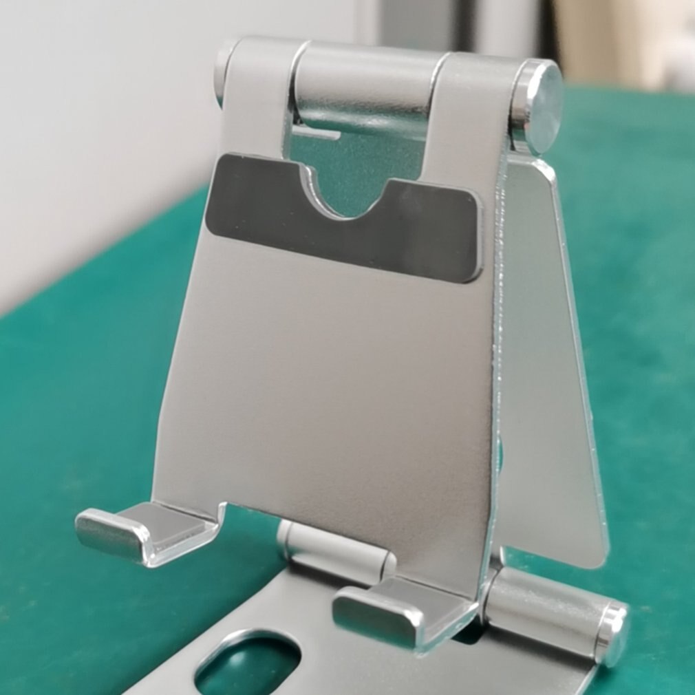 Dual Adjustment Mobile Phone Bracket Aluminum Mobile Phone Holder Folding Desktop Tablet Stand Phone Holder