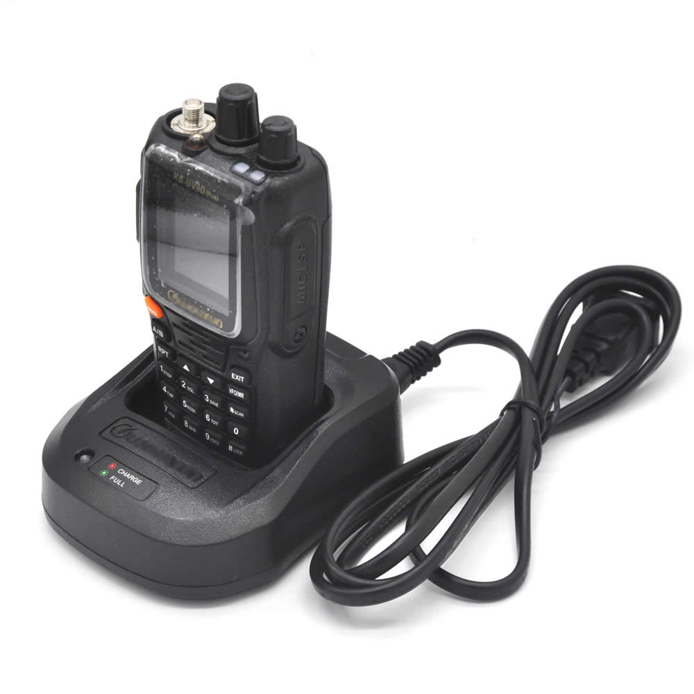 Cargador de batería para walkie-talkie, cargador Original de radio bidireccional + cable de alimentación, DC 8,4 V, 100-240V, para Wouxun, KG-UV8D, KGUV8D