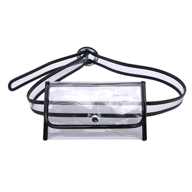 Pvc-damen-bauchtasche, sommerlich und praktisch, vielseitig kombinierbar, transparente bauchtasche für damen, Ideal für Höhle Strand.