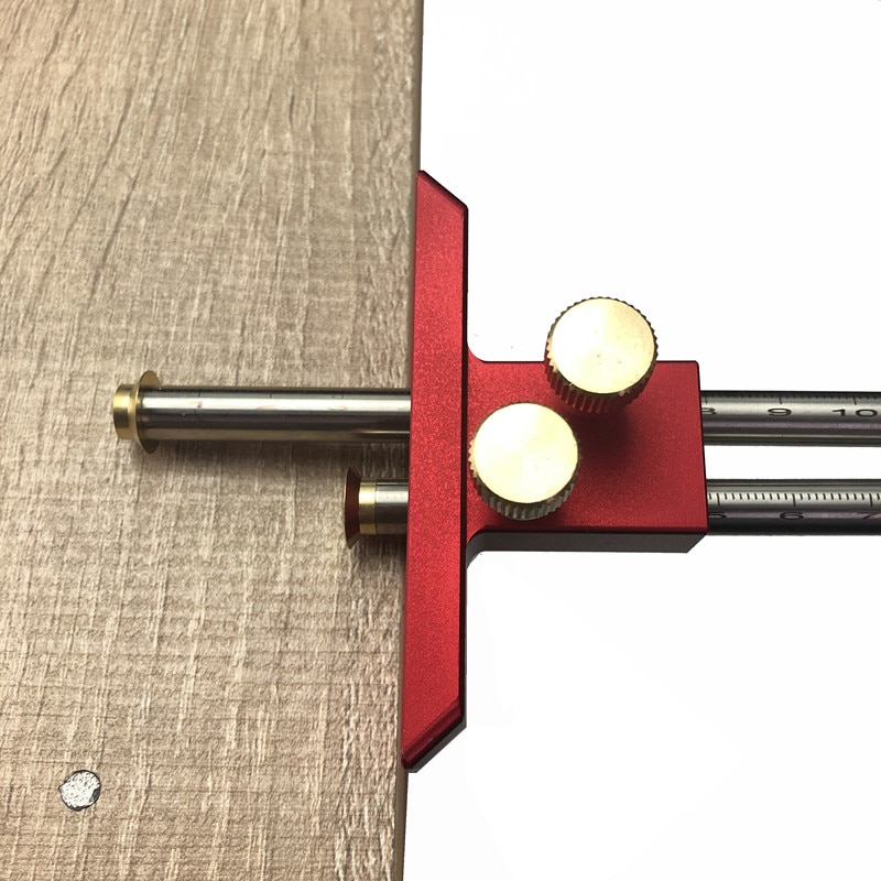 Wheel Marking Gauge Woodworking Scriber Ink Duct Automatic Scriber Tool European stainless steel double Head Mortise Gauge
