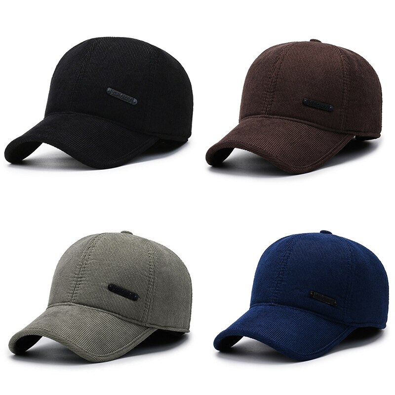 Kaffee Marine Blau Winter Warme Kabel Baseball Kappe Für Männer Frauen Einfarbig Hysterese Hüfte hüpfen Kappen Knochen Trucker Hütte gorras