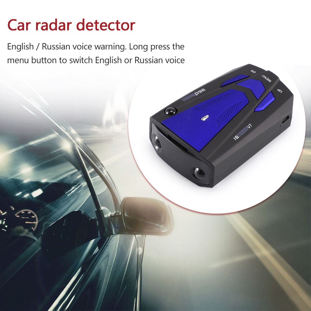 Allomn Radar Detectoren Led Eenvoudige Installatie Controle Voor Rusland Gps Auto Anti Radars Politie Speed Auto 2in1 Radar Detector