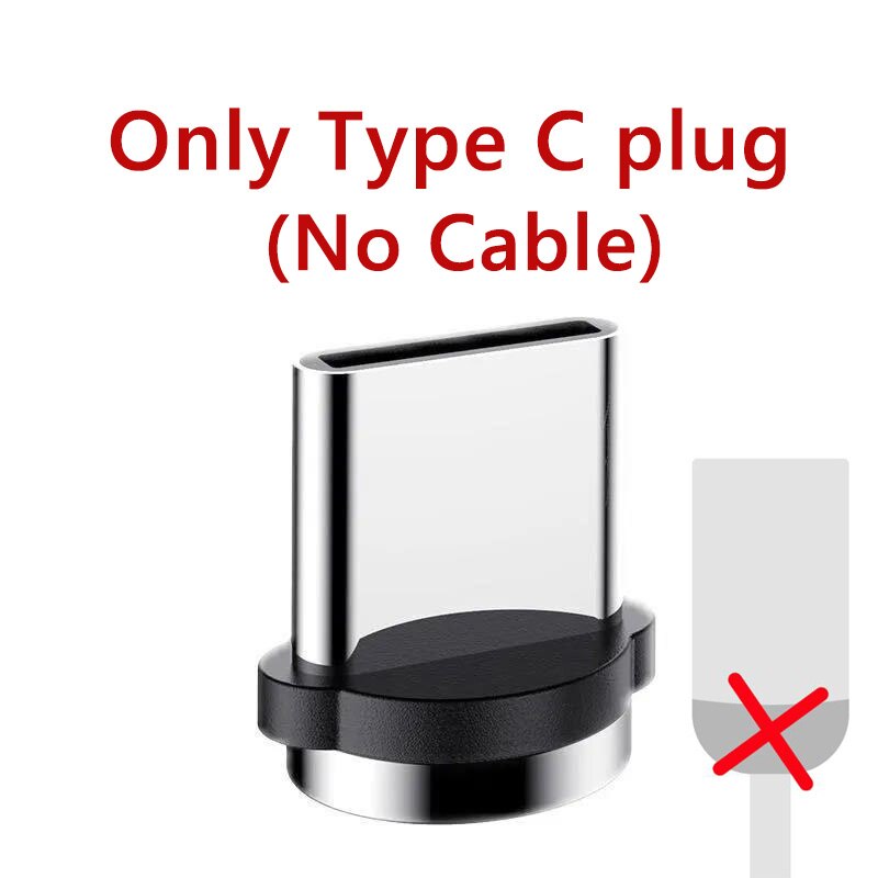 Schwarz Rot Magnetische Kabel Micro USB Typ C Magnetische Ladung Ladegerät Kabel für iPhone Huawei Samsung Android Handy 1m kabel: For Type-c