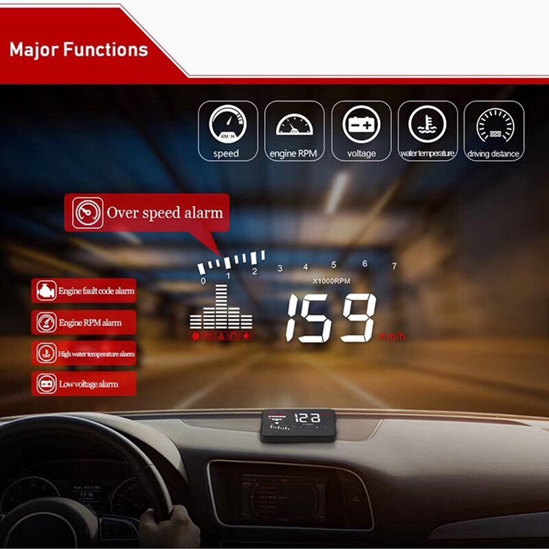 Head Up Display Projektor Auto Tacho Universal Auto HUD GPS Projektor OBD2