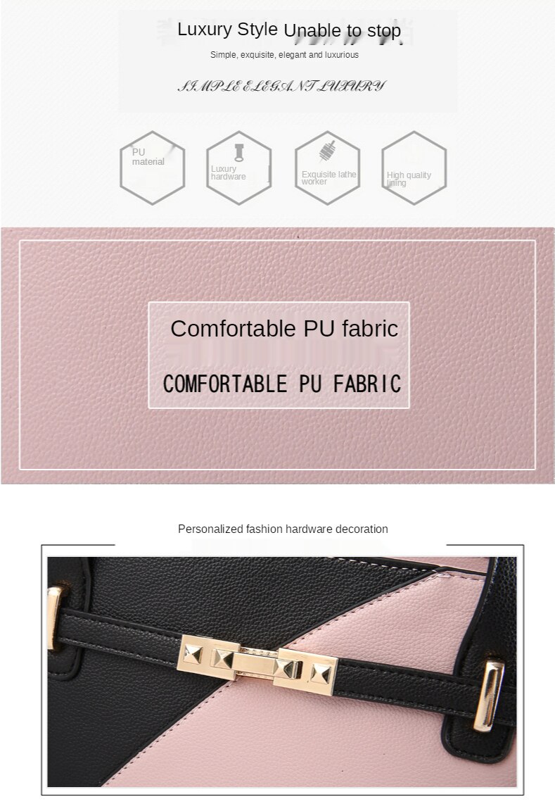 Mode Eenvoudige Pu Lederen Crossbody Tas Voor Vrouwen Casual Grote Capaciteit Schouder Tas Dame Reizen Handtassen