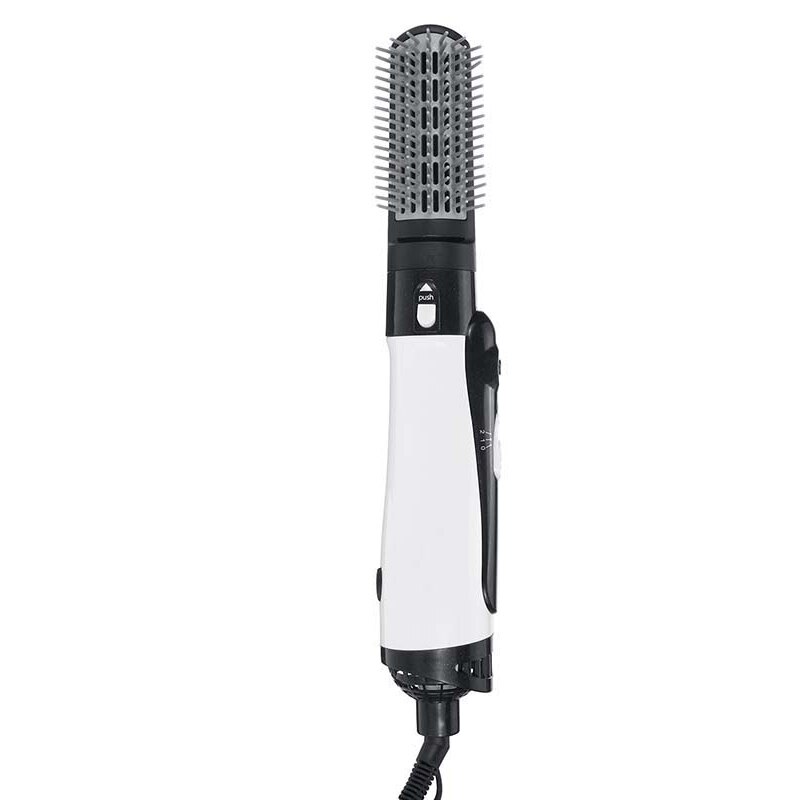 Prise américaine 2 en 1 multifonctionnel sèche-cheveux brosse défriser les cheveux bigoudi peigne électrique sèche-cheveux avec peigne brosse à cheveux rouleau St: Default Title