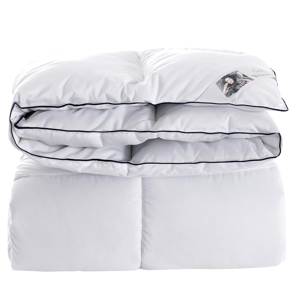 Pur coton vers le bas velours duvet d'oie couette hiver étudiant dortoir hôtel chambre couette vers le bas couette: White / 1.5x2m 2kg