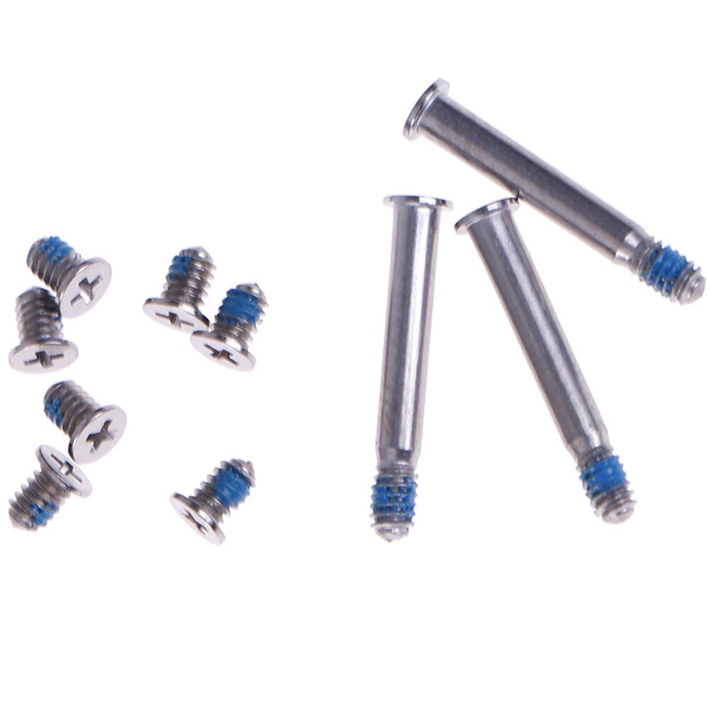 1 conjunto de parafusos para macbook, 13, 15, 17 polegadas, tampa traseira, para macbook a1278, a1286, a1297, parafusos de cobertura inferior do computador