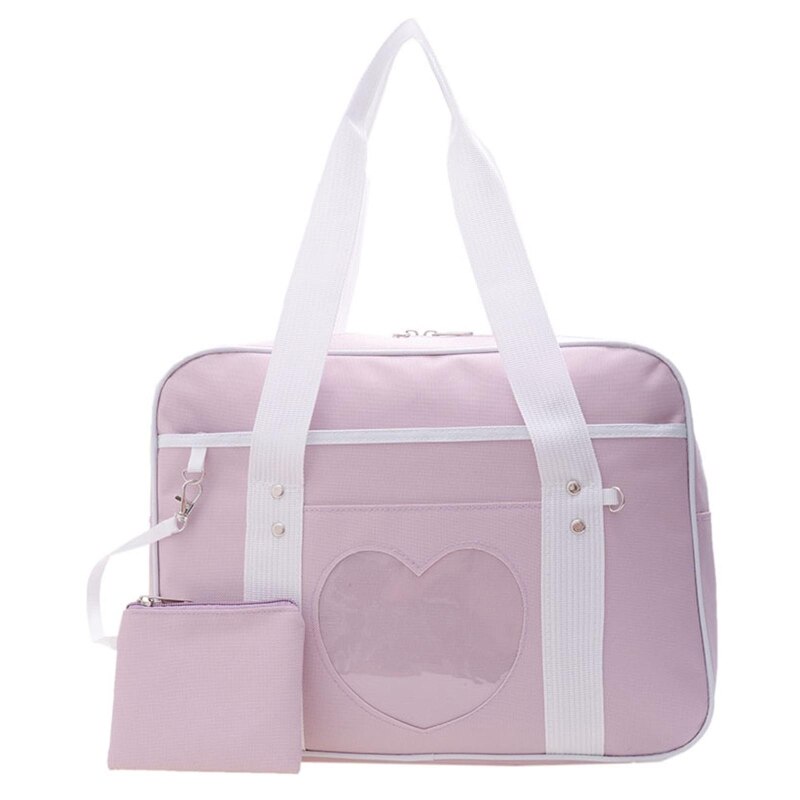 Einfarbige handtasche, jk-schultertasche, süße japanische schultasche, geräumige tragetasche, leichte lolita-tasche: Lpl