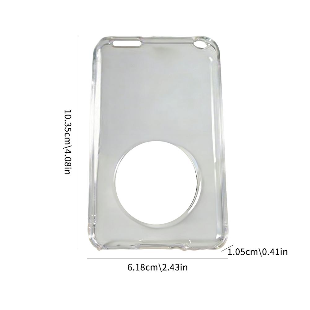 Capa Protetora Transparente Rígida de PC para iPod Classic - Nova Capa Protetora de Cristal