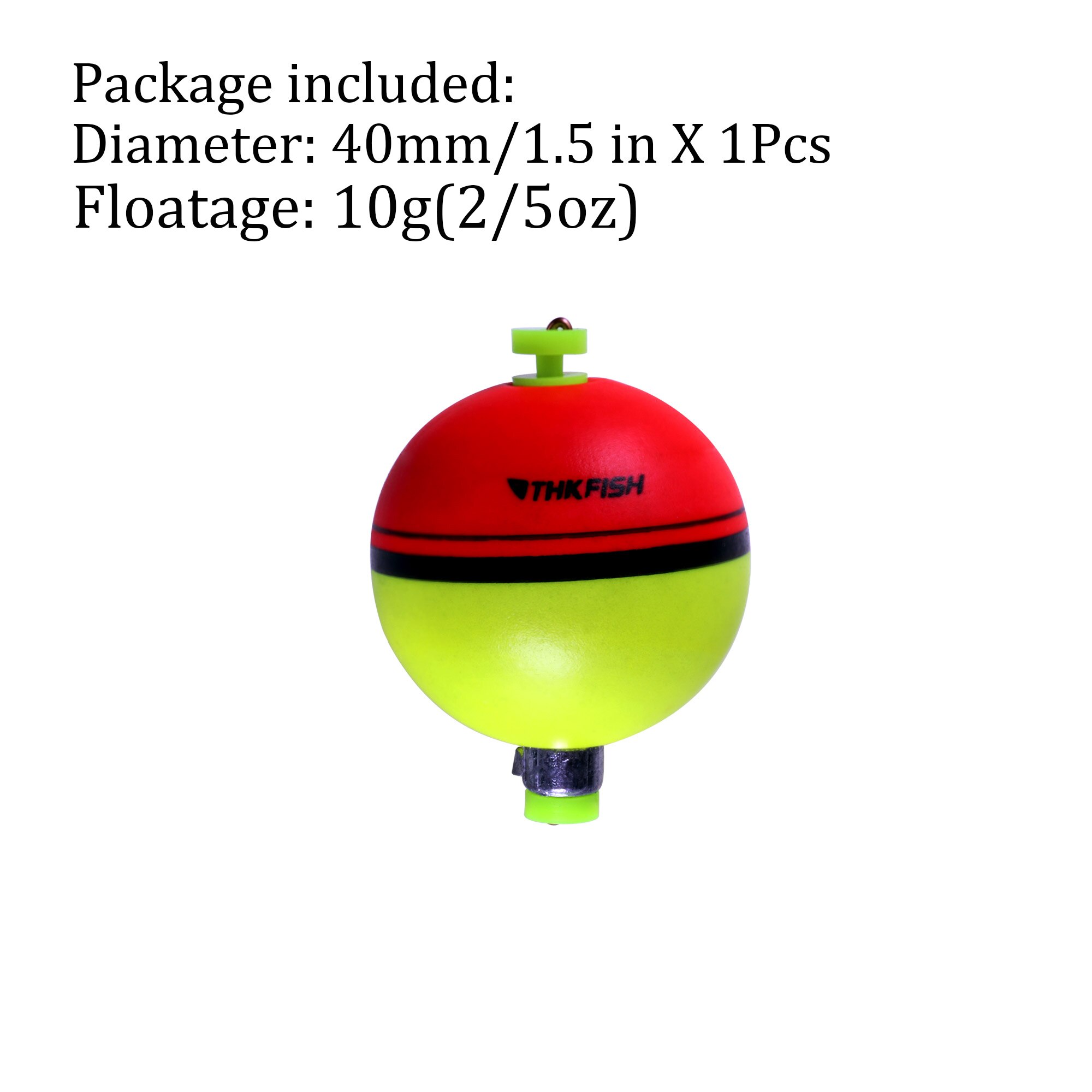 Flotador de pesca de goma EVA, 1g, 10g, 18g, flotador de espuma de bola redonda, aparejo de pesca de flotabilidad,: 10g Foam Float