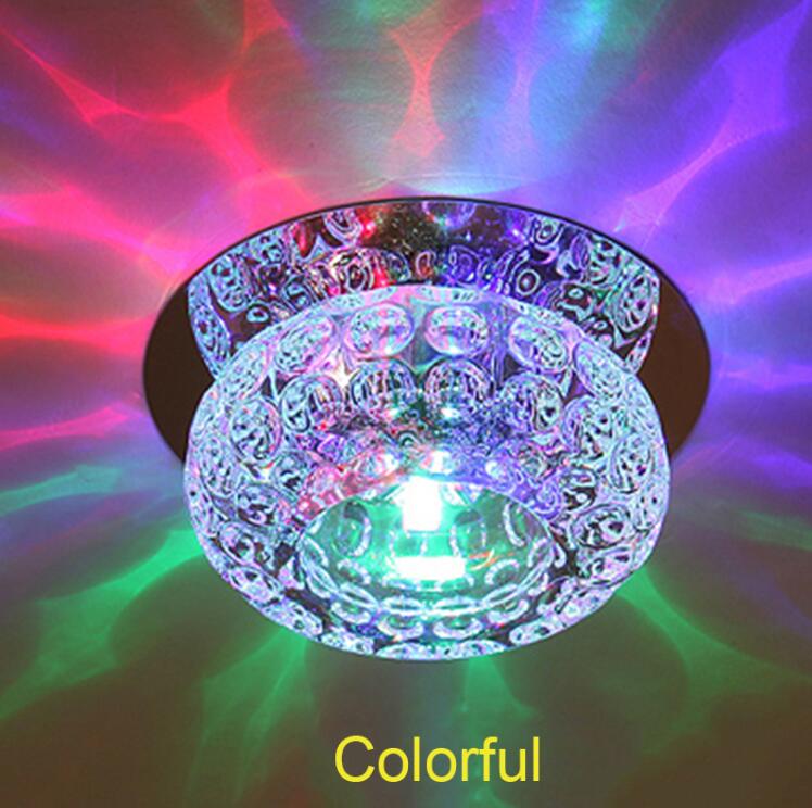 Crystal LED Ceiling Lights Aisle lights corridor Entrance hall lamp Living room lamp lighting LED Ceiling Lights: Colorful