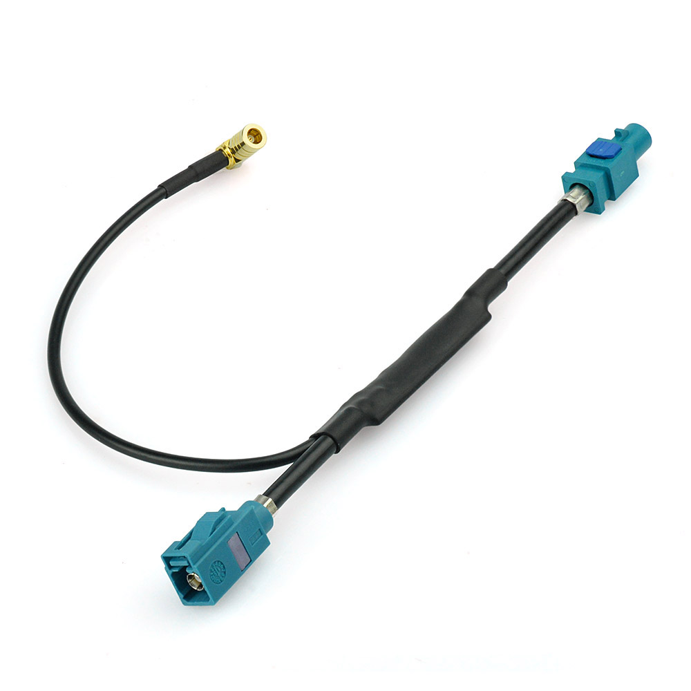 Superbat Autoradio Antenne Converter Splitter FM/AM naar DAB/DAB+ met Fakra Connector Digitale Radio Adapter voor Voertuig