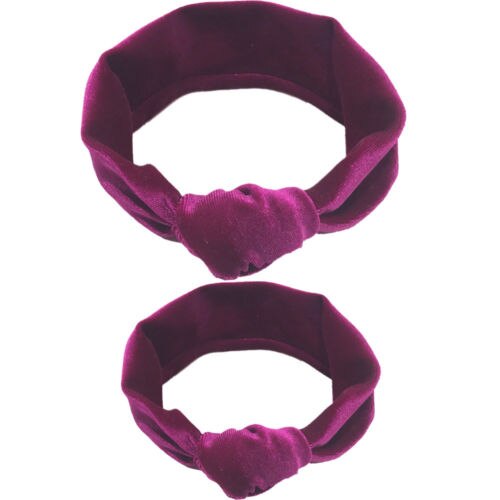 2 pièces mère & fille enfants bébé fille arc Turban bandeau accessoires de bandeau: K