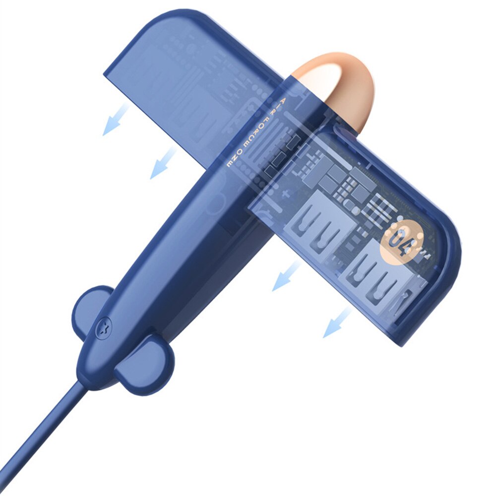 Portable USB Hub Aircraft Plane USB Splitter External Multi Ports USB HUB Cute 4 Ports Jet Fighter Hub 3.0 Adapter For PC Laptop: Blue