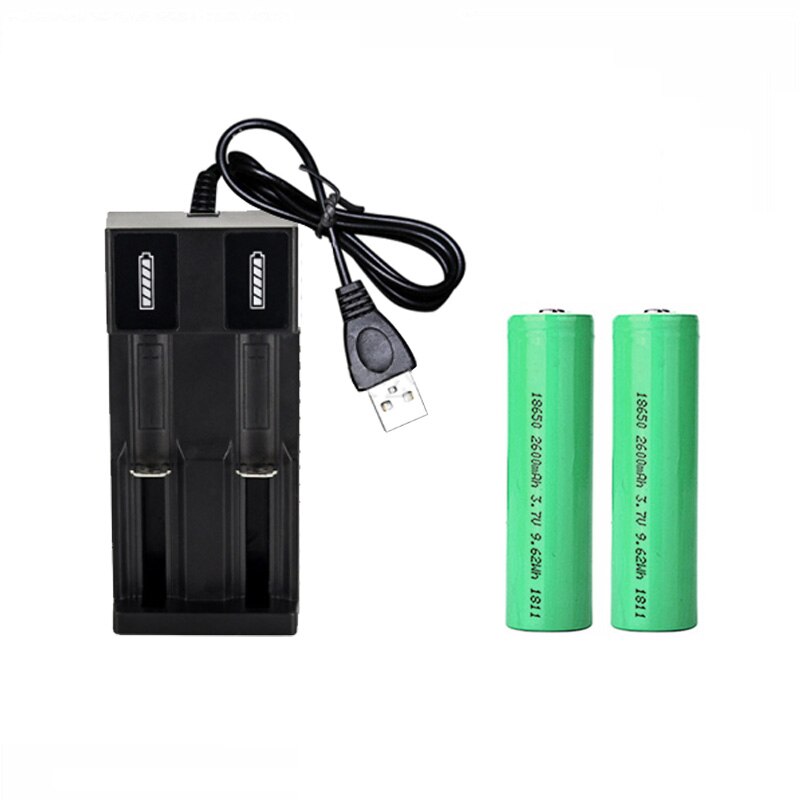 Dzwonek 18650 bateria 2 sztuk/4 sztuk 2600mAh i ładowarka do EKEN V5 V6 V7 Anytek b10 b30 b50 b60 b70 bateria dzwonek: Charger x 2Bat