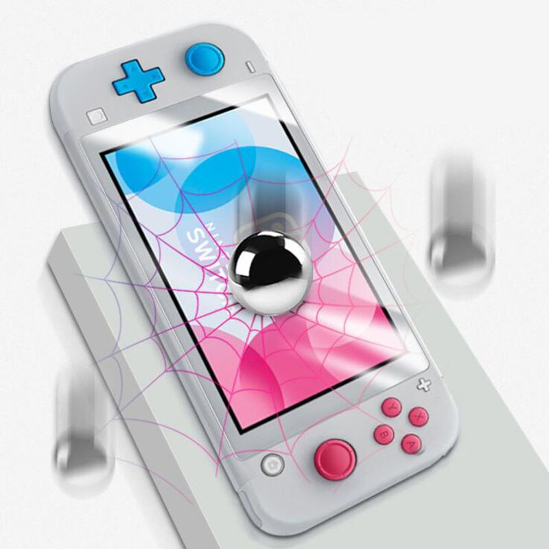 2pcs Tempered glass Clear Full Protective Film Surface Guard for Nintend NX Switch Lite NS Mini Console Screen Protector Cover