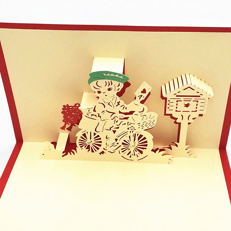 1 sztuk 3D Muzyka pop w górę kartkę z życzeniami szczęśliwy kartka urodzinowa dla dziewczyny dzieci urodziny ciasto pocztówki prezent kartka okolicznościowa z kopertą strona dekoracji: HK17057