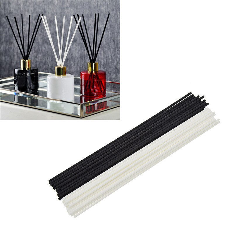 20 pcs 3mm X 22 cm Olie Reed Diffuser Vervanging Sticks Polyester Geur Diffuser Stok Slaapkamer Badkamers Decor