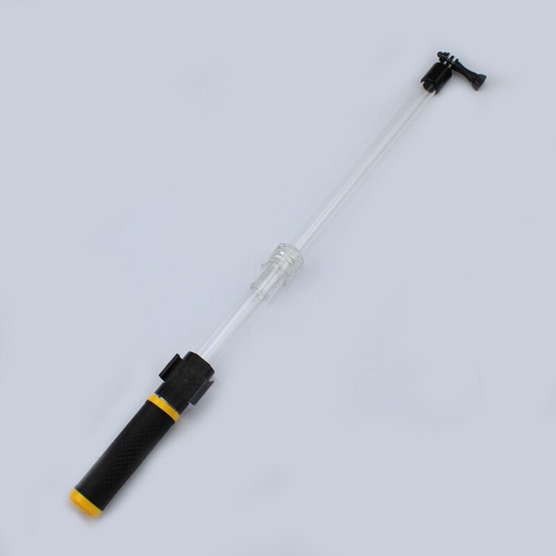 GOPRO Telescopic Waterproof Transparent Crystal Selfie Stick Rod Underwater Handheld Selfie Artifact with Remote Control Slot