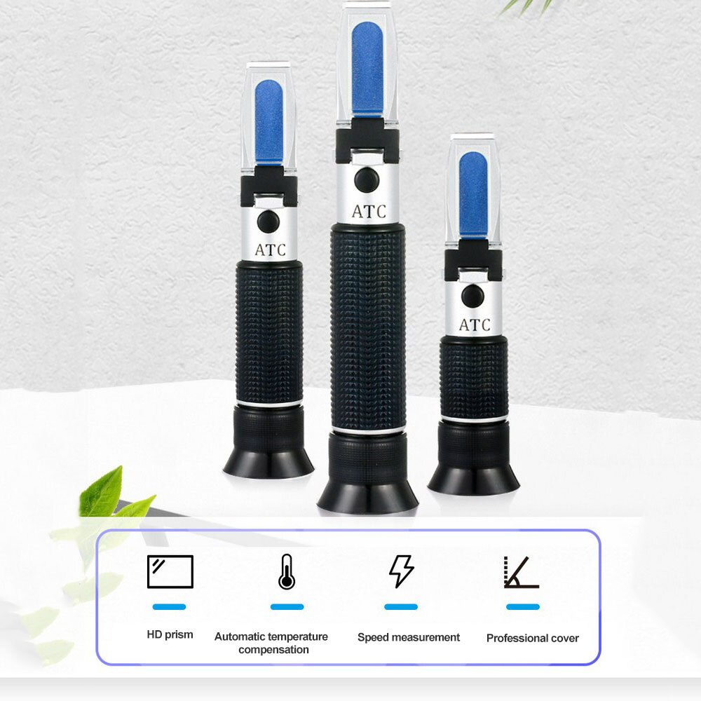 Réfractomètre à Alcool Portable 0-80% Avec ATC - Pour Whisky, Vodka, Gin, Spiritueux