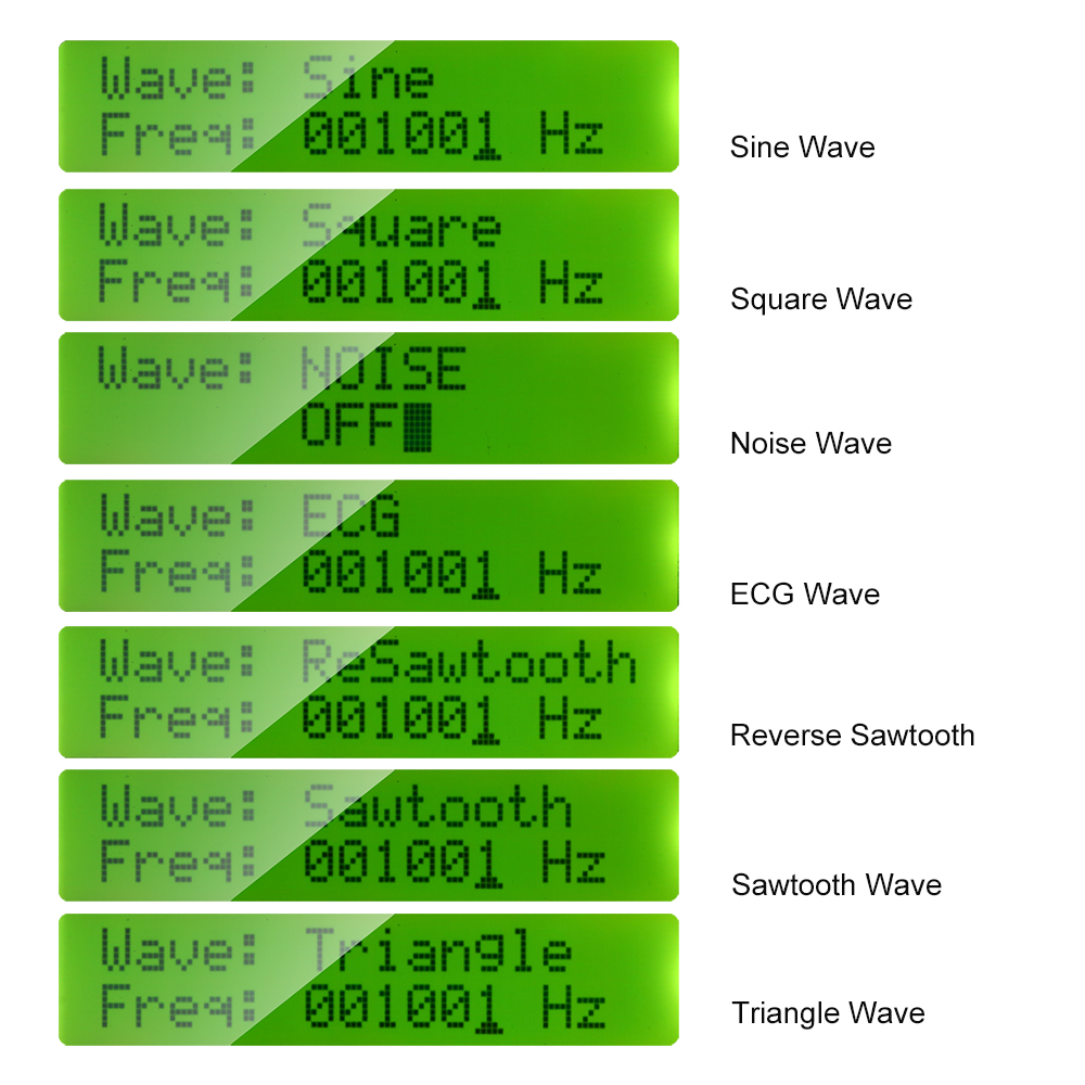 1HZ-500KHZ FG-100 DDS Signal Generator Sine Triangle Square Sawtooth ECG Noise Output Frequency Meter Signal Source Module