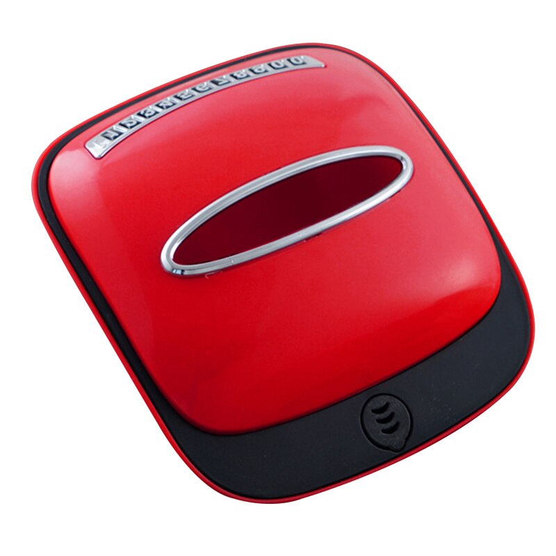 Car Tissue Napkin Holder Solid Tissue Organizer Storage Box Anti-slip Auto Interior Accessories: Red