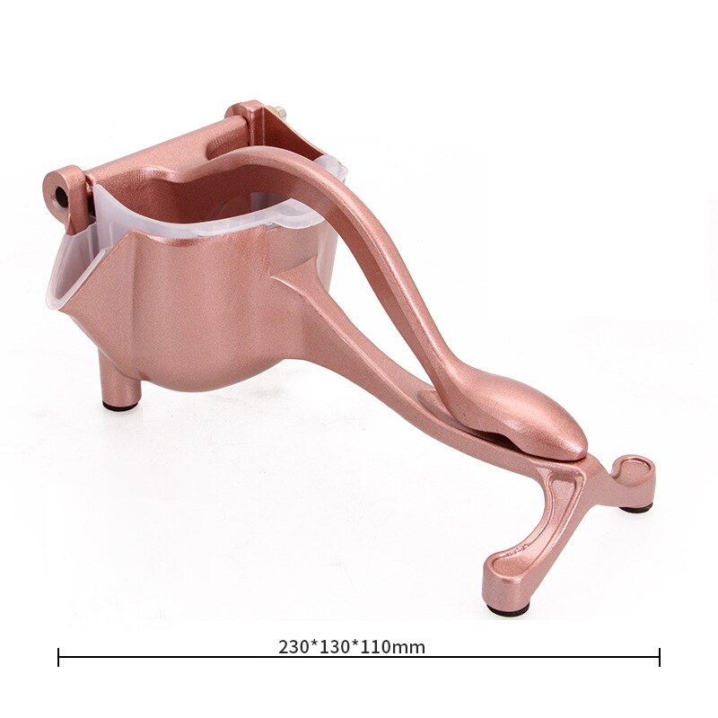 Manual Juice Squeezer Hand Pressure Juicer Pomegranate Aluminum Alloy Orange Lemon Grapefruit Fruit Tool Kitchen Accessories: Rose gold