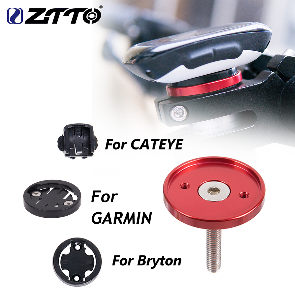ZTTO MTB Racefiets Computer Houder stem top cap fiets stopwatch GPS ultralight Mount Voor GARMIN Bryton CATEYE