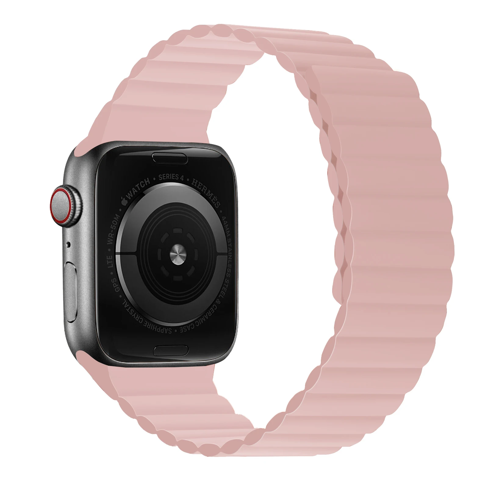 Silikon-Magnetarmband für Apfel Uhr Ultra 49 mm 6 5 4 SE 44 mm 40 mm 10 9 8 7 41 mm 42 mm 45 mm 46 mm Ersatzband iWatch Gürtel: Schwarz Weiß / 12mm